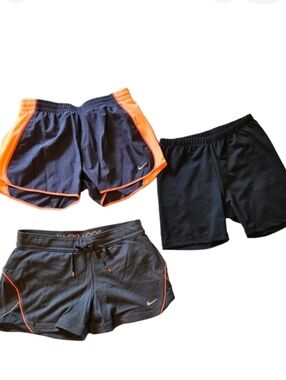 Nike & Aspire Athletic Shorts - 3 Pairs - Running / Bike / Sporty - Size Small